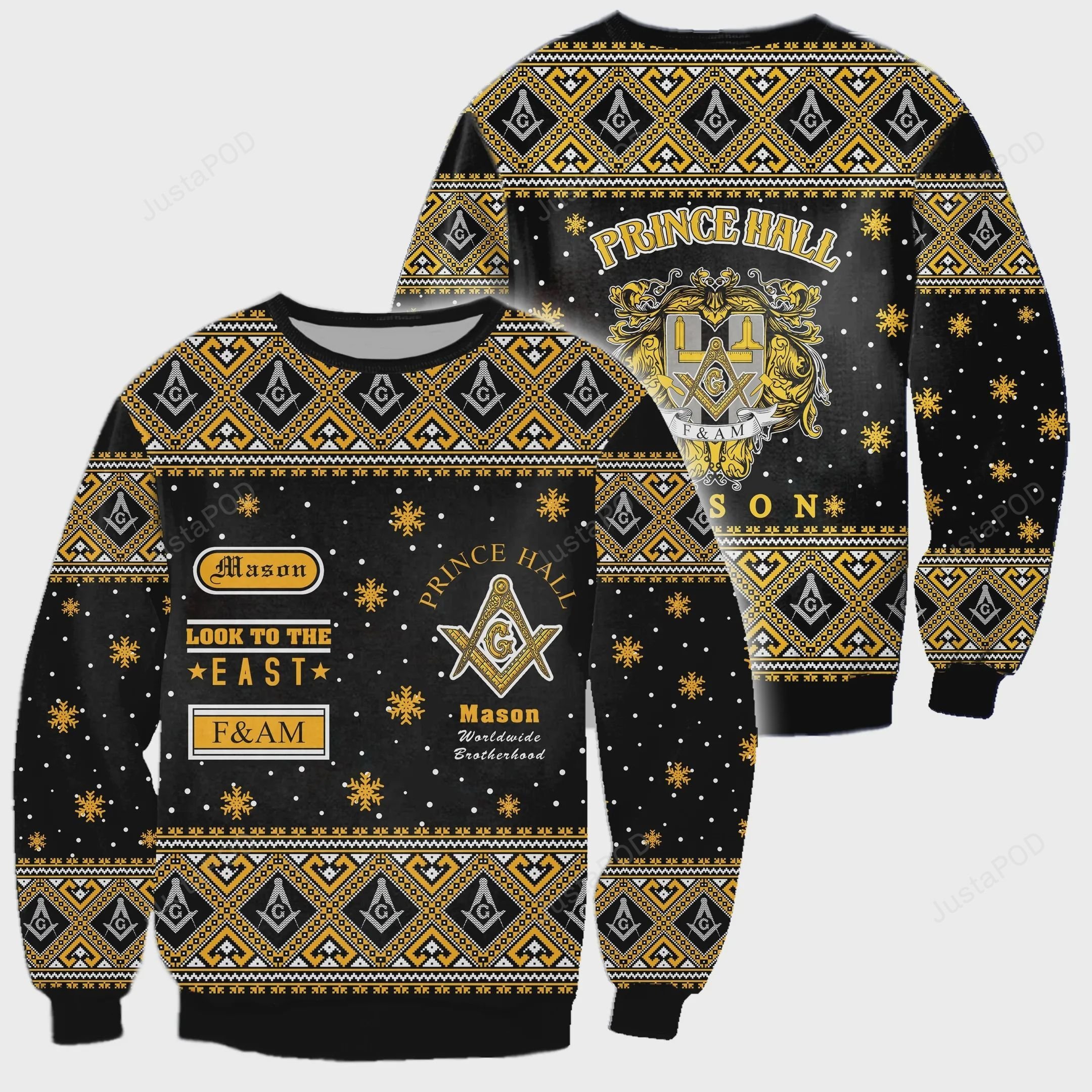 Prince Hall Freemasonry Christmas Ugly Sweater- Best Christmas Gifts 2023