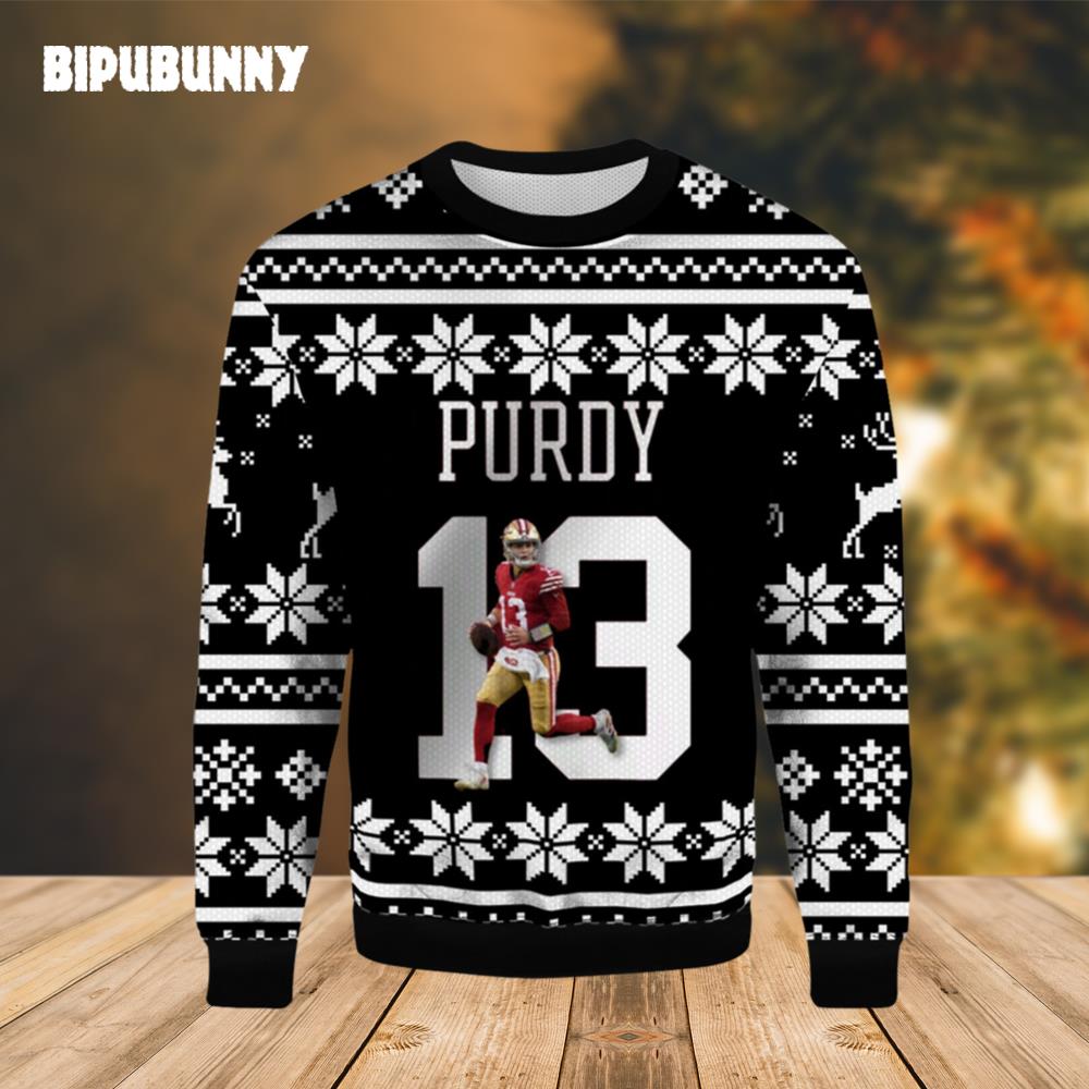 San Francisco 49ers Brock Purdy Ugly Sweater- Best Christmas Gifts 2023