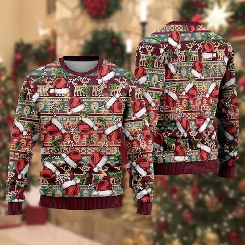 Santa Claus Xmas Ugly Christmas Sweaters