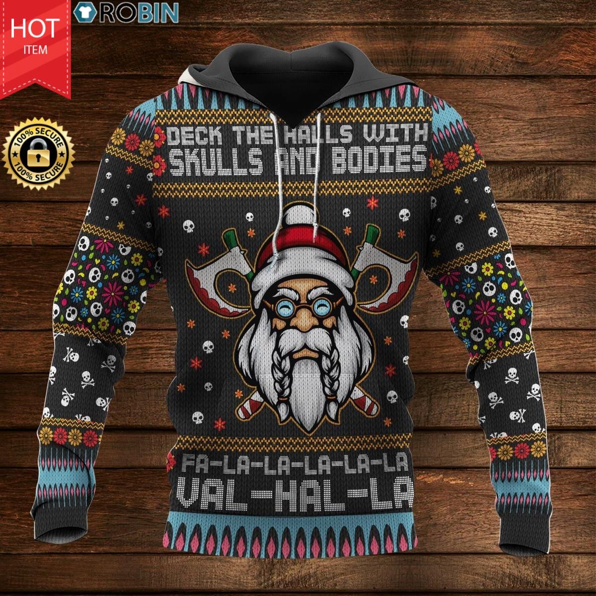 Satan Viking Valhalla Christmas Ugly Sweater- Best Christmas Gifts 2023