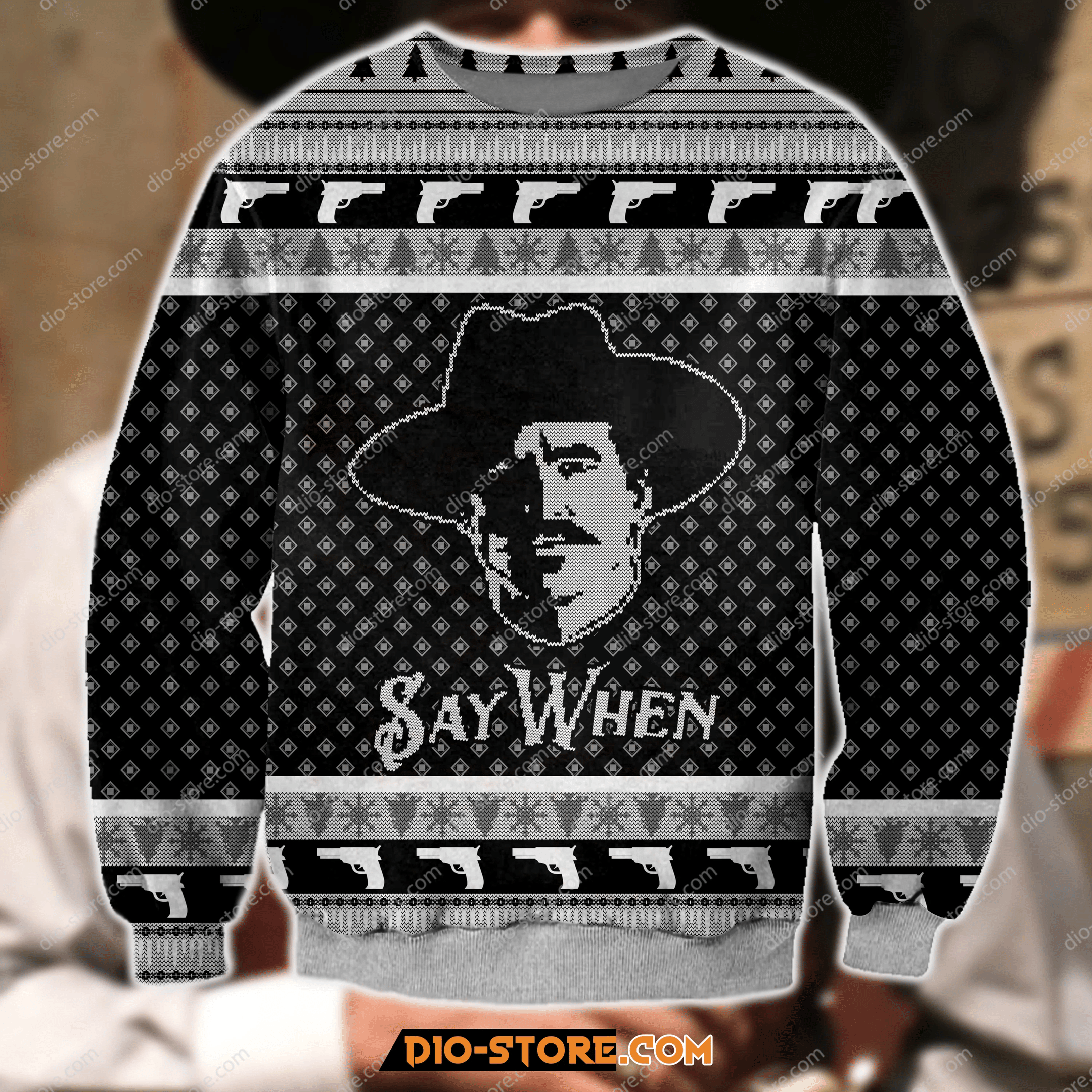 Say When Tombstone Christmas  Ugly Sweater- Best Christmas Gifts 2023