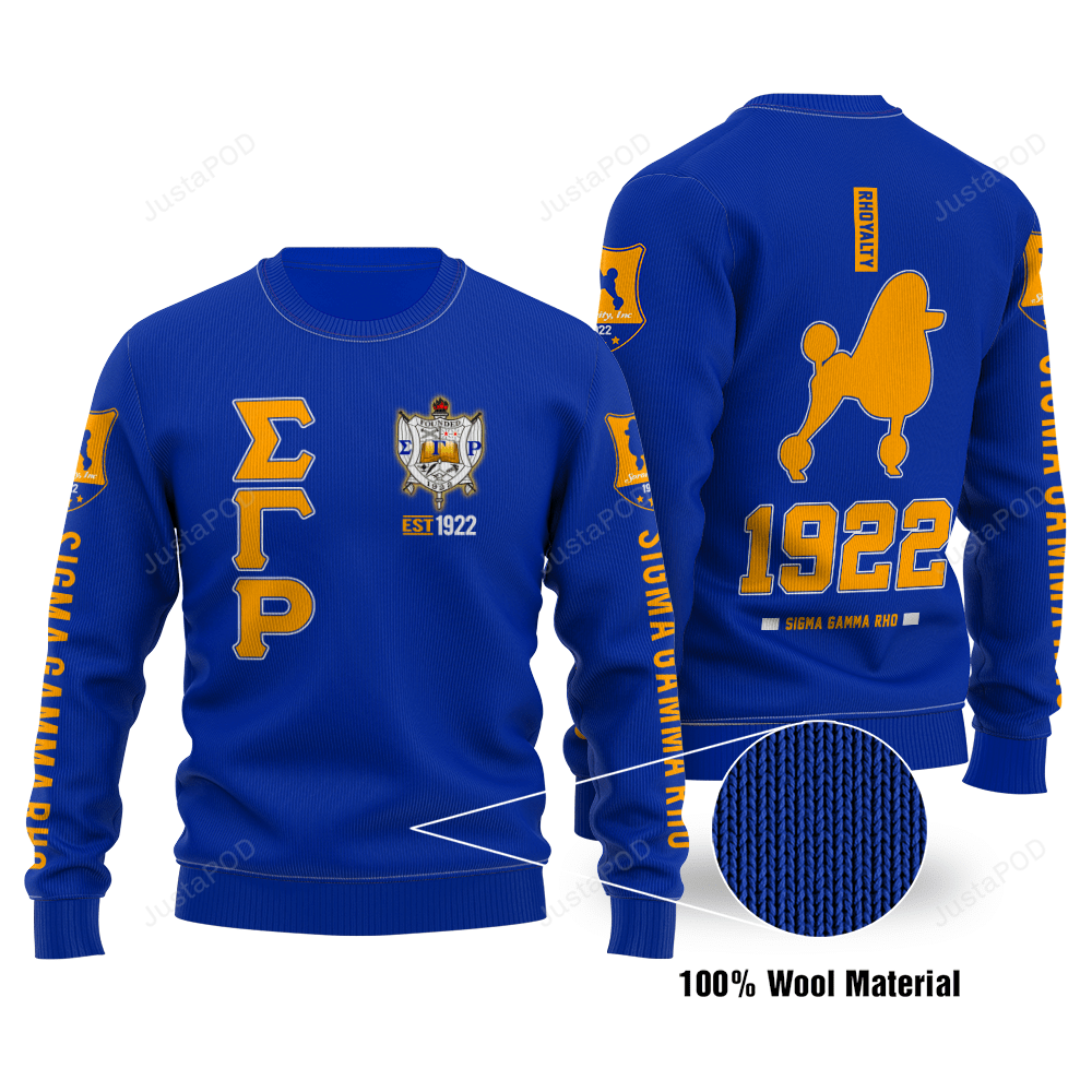 Sigma Gamma Rho Christmas Ugly Sweater- Best Christmas Gifts 2023