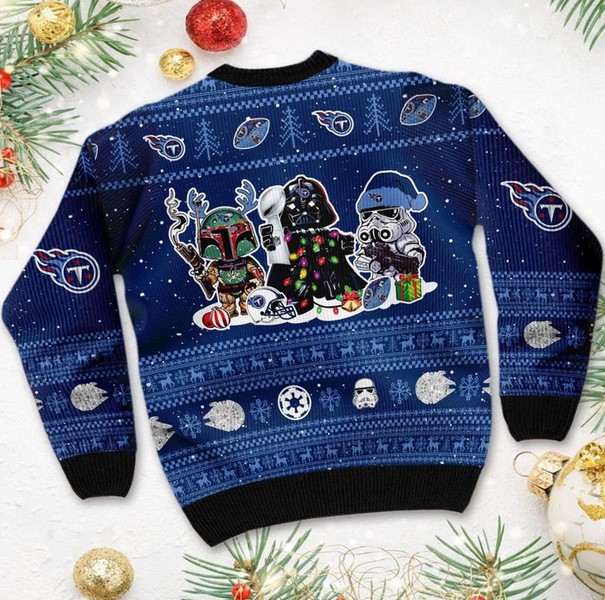 Tennessee Titans Star Wars Christmas Ugly Sweater- Best Christmas Gifts 2023