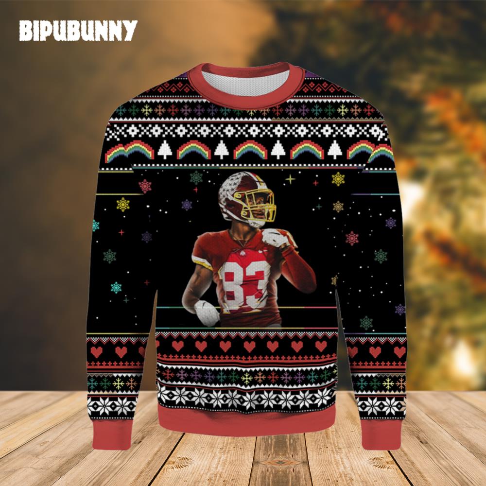 Terry Mclaurin 17 Ohio State Buckeyes Ugly Sweater