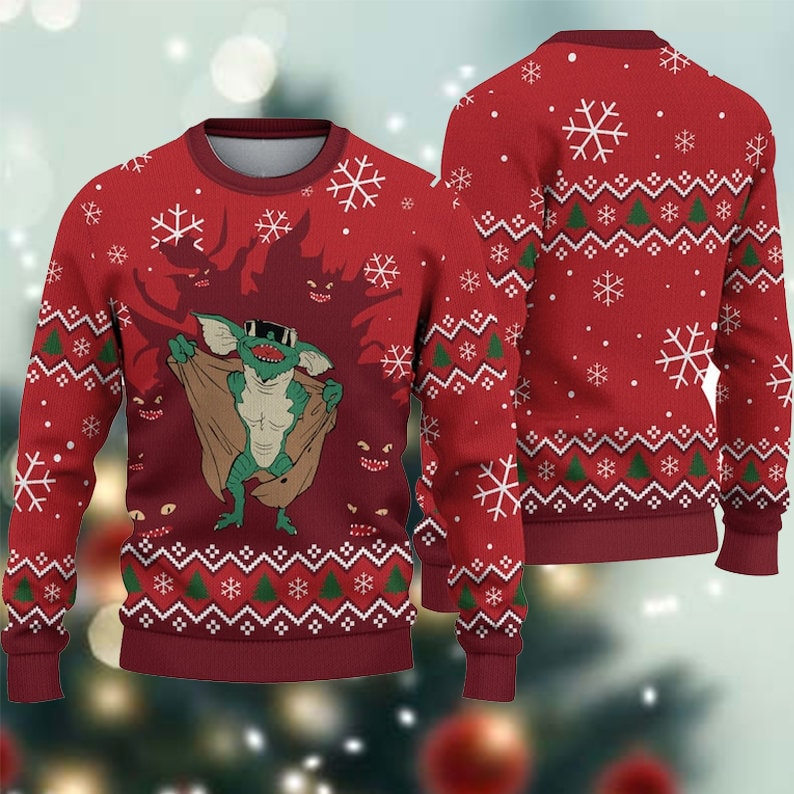 The Gremlins Is Coming Ugly Christmas Sweater