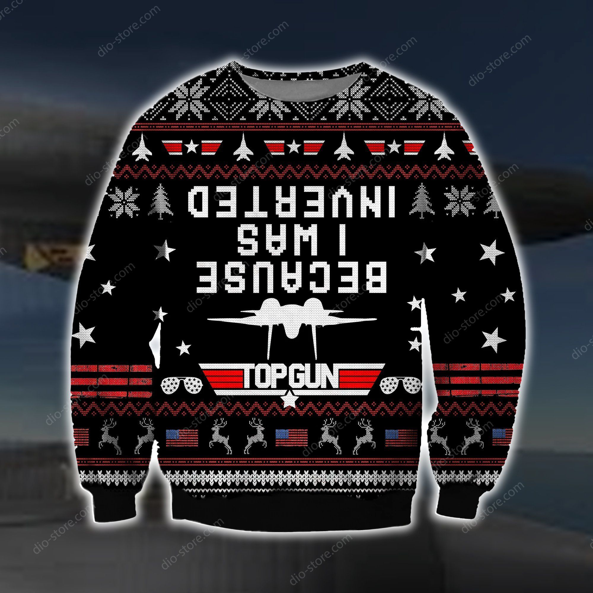 Top Gun Gifts Christmas Ugly Sweater- Best Christmas Gifts 2023