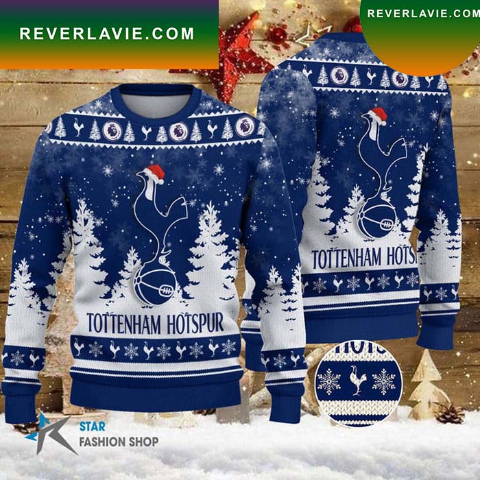 Tottenham Hotspur Christmas Ugly Sweater- Best Christmas Gifts 2023