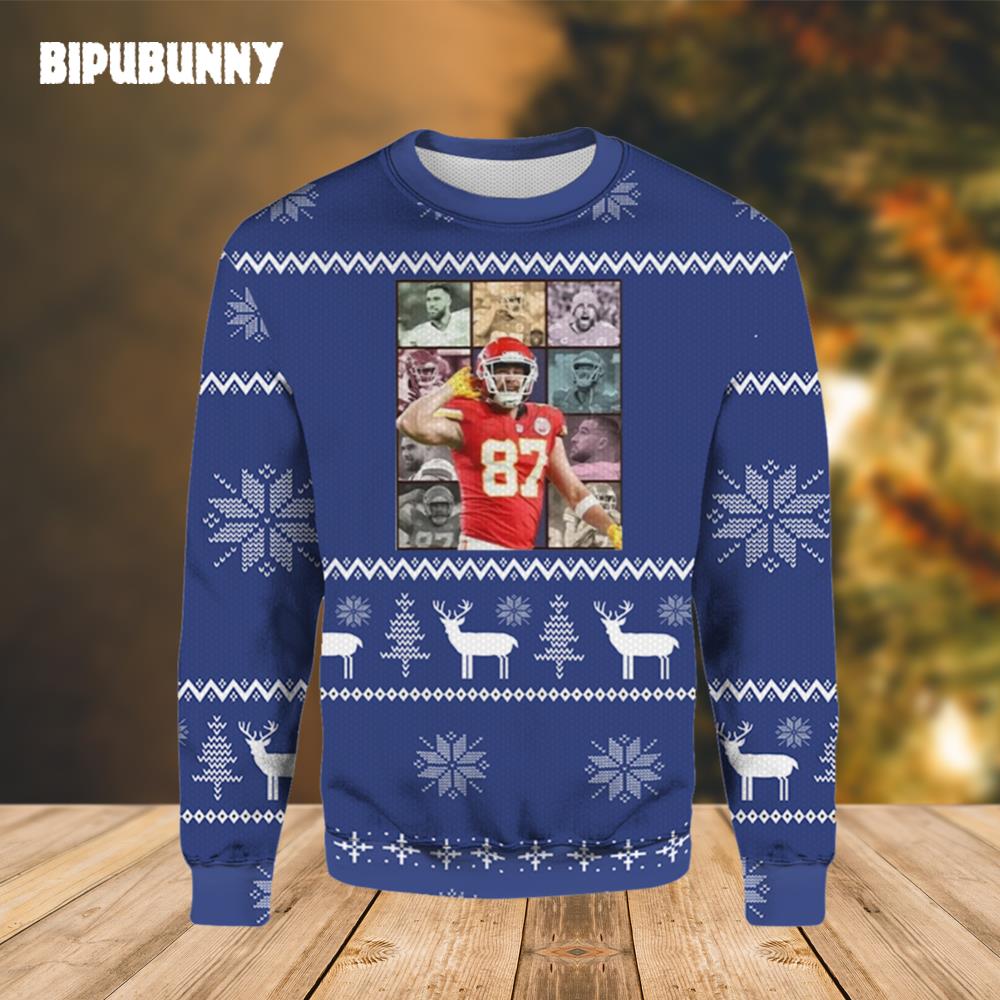 Travis Kelce The Eras Tour America Football Ugly Sweater- Best Christmas Gifts 2023