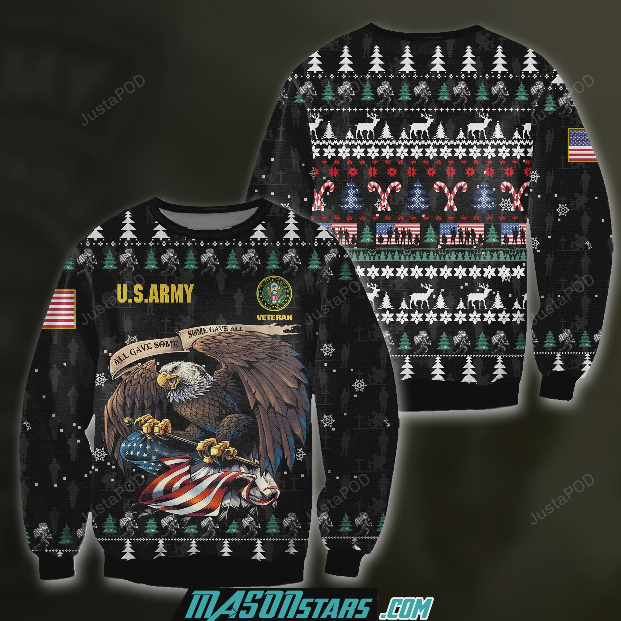 Us Army Veteran Christmas Ugly Sweater- Best Christmas Gifts 2023