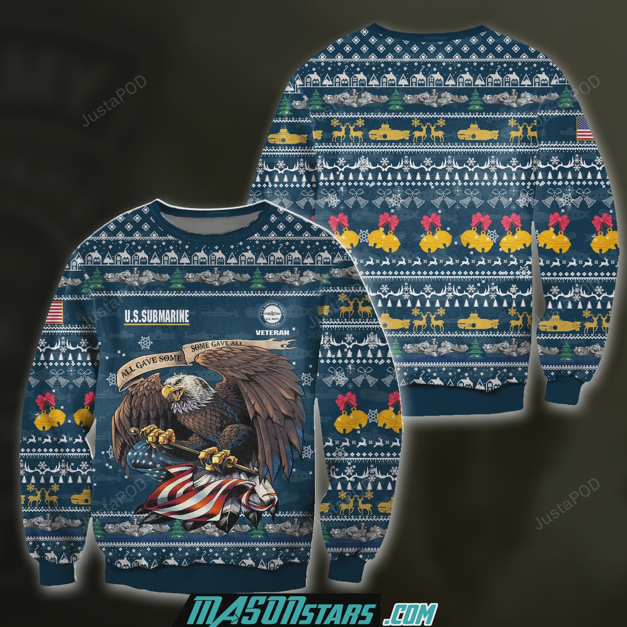 US Submarine Veteran Christmas Ugly Sweater- Best Christmas Gifts 2023