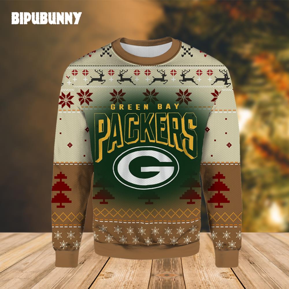 Vintage Green Bay Packers Ugly Chrsitmas Sweater- Best Christmas Gifts 2023