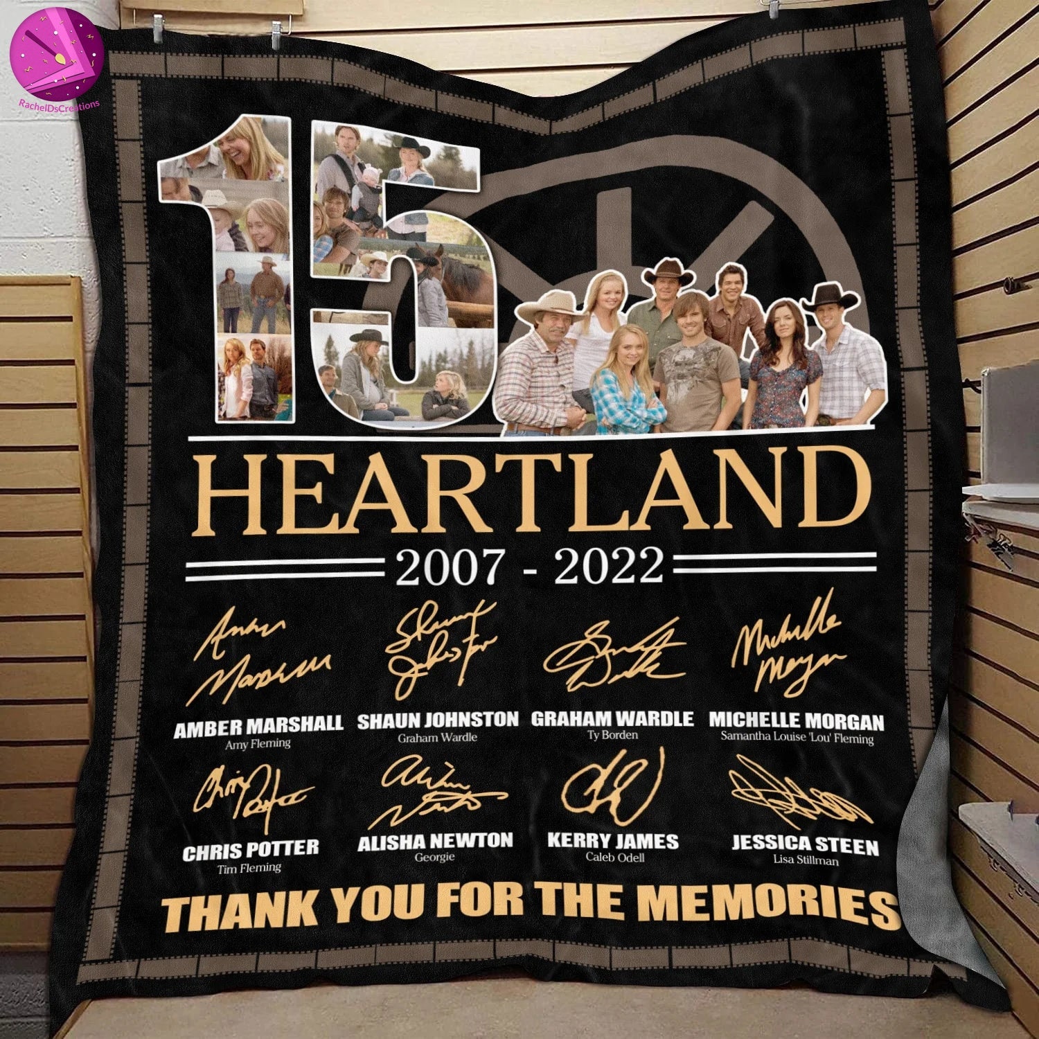 15 Years Heartland Anniversary 2024 Funny Movie Blanket