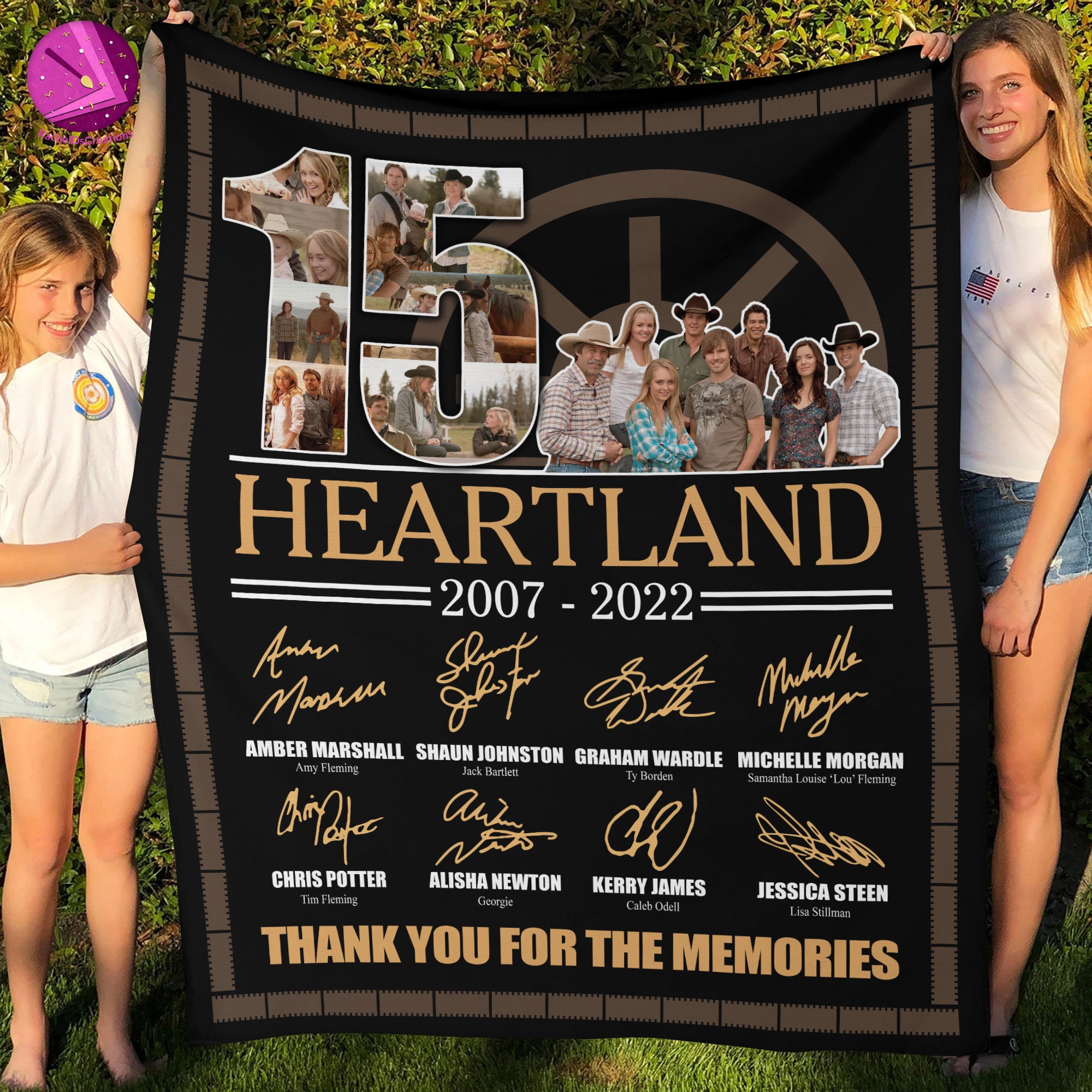 15 Years Heartland Anniversary 2024 Funny Movie Fleece Blanket