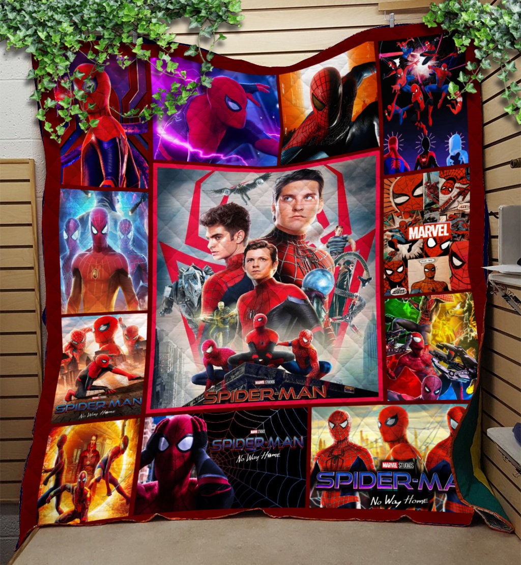 3 Spiderman No Way Home Quilt Blanket