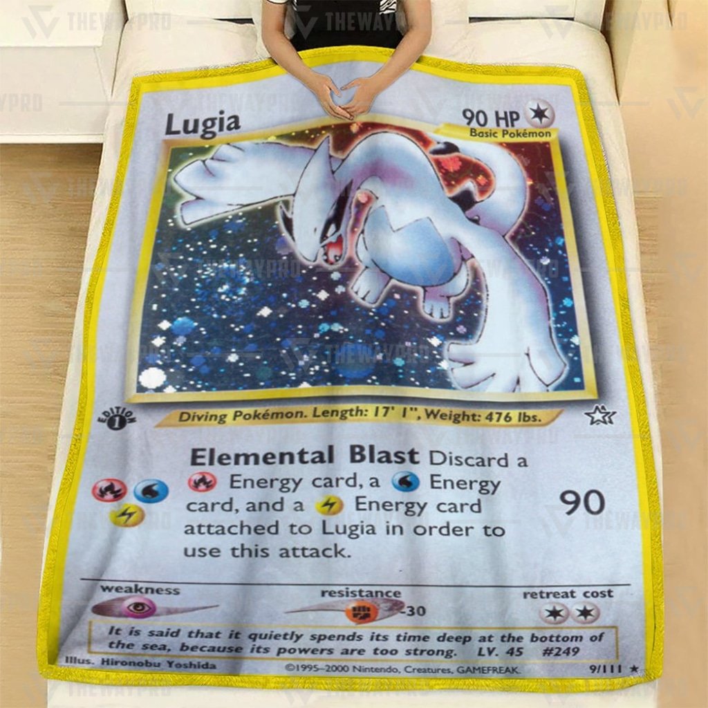 Anime Pokemon Lugia Quilts Blanket