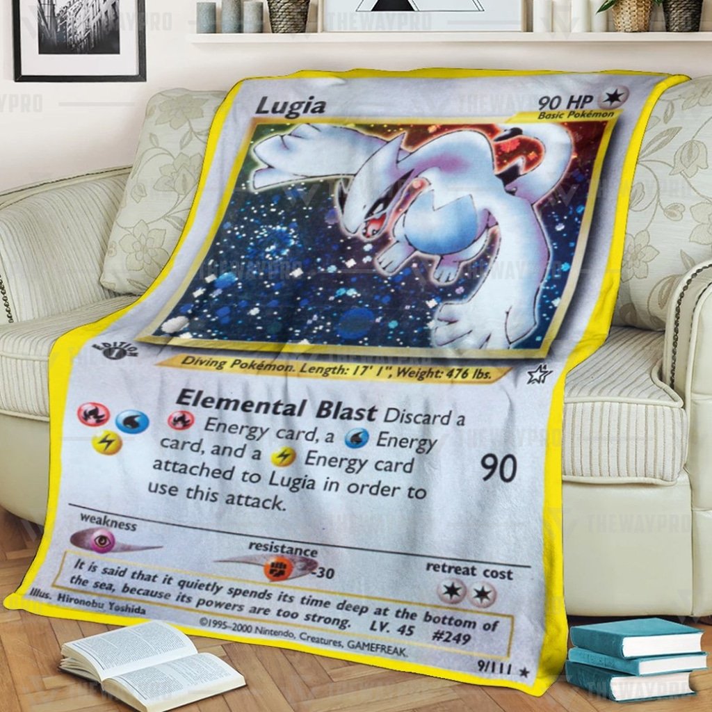 Anime Pokemon Lugia Quilts Blanket