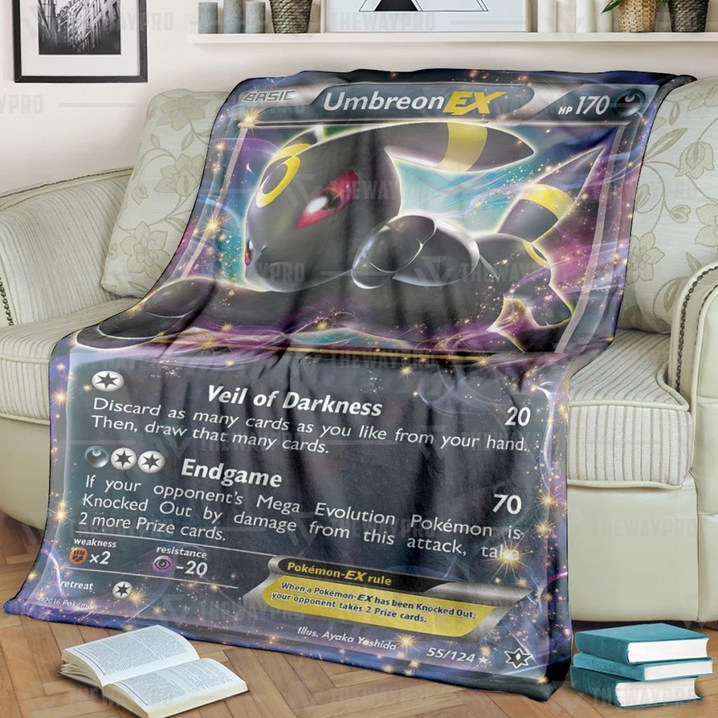 Anime Pokemon Umbreon-EX Quilts Blanket