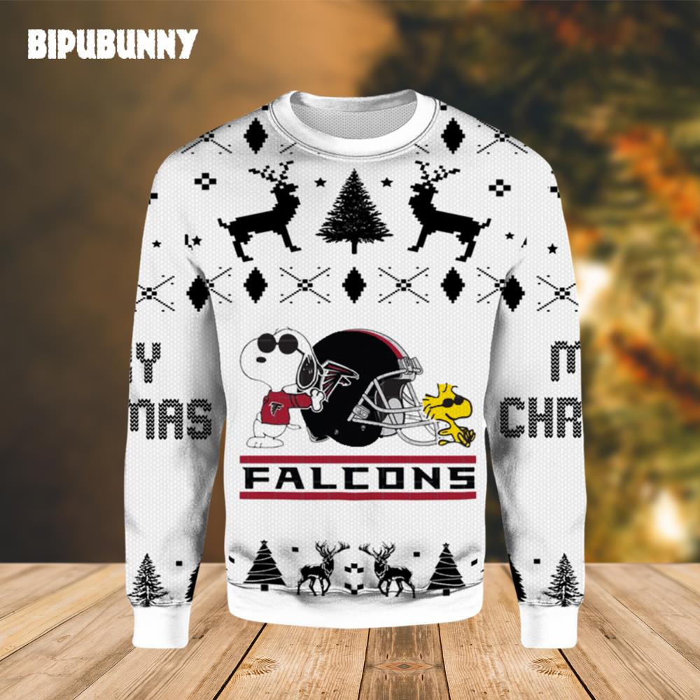 Atlanta Falcons Snoopy Ugly Christmas Sweater