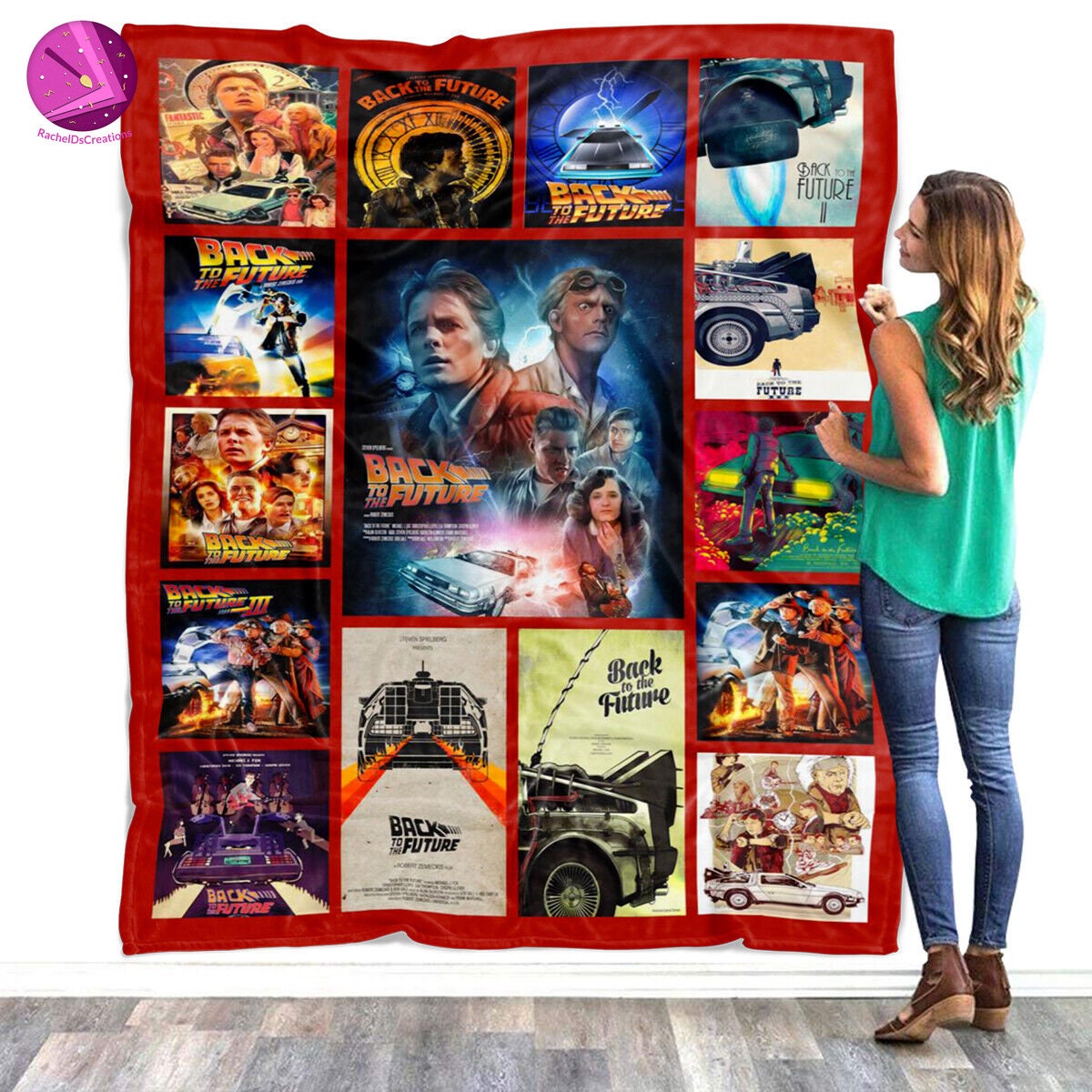 Back To The Future Movie Blanket