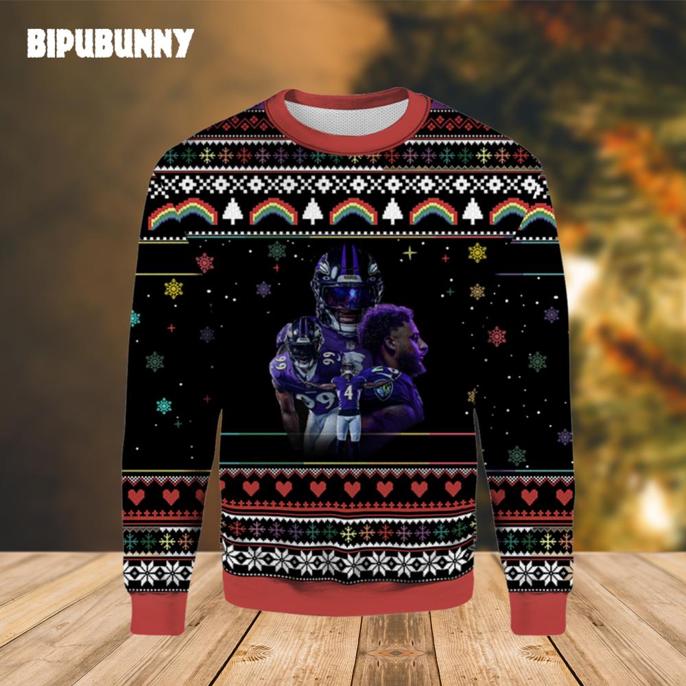 Baltimore Ravens Our Nest Ugly Christmas Sweater