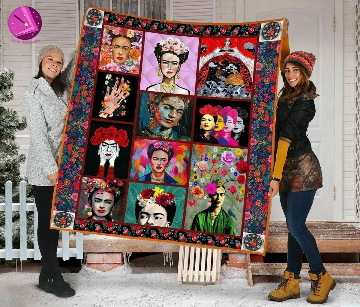 Best Gift Beautiful Frida Kahlo Blanket