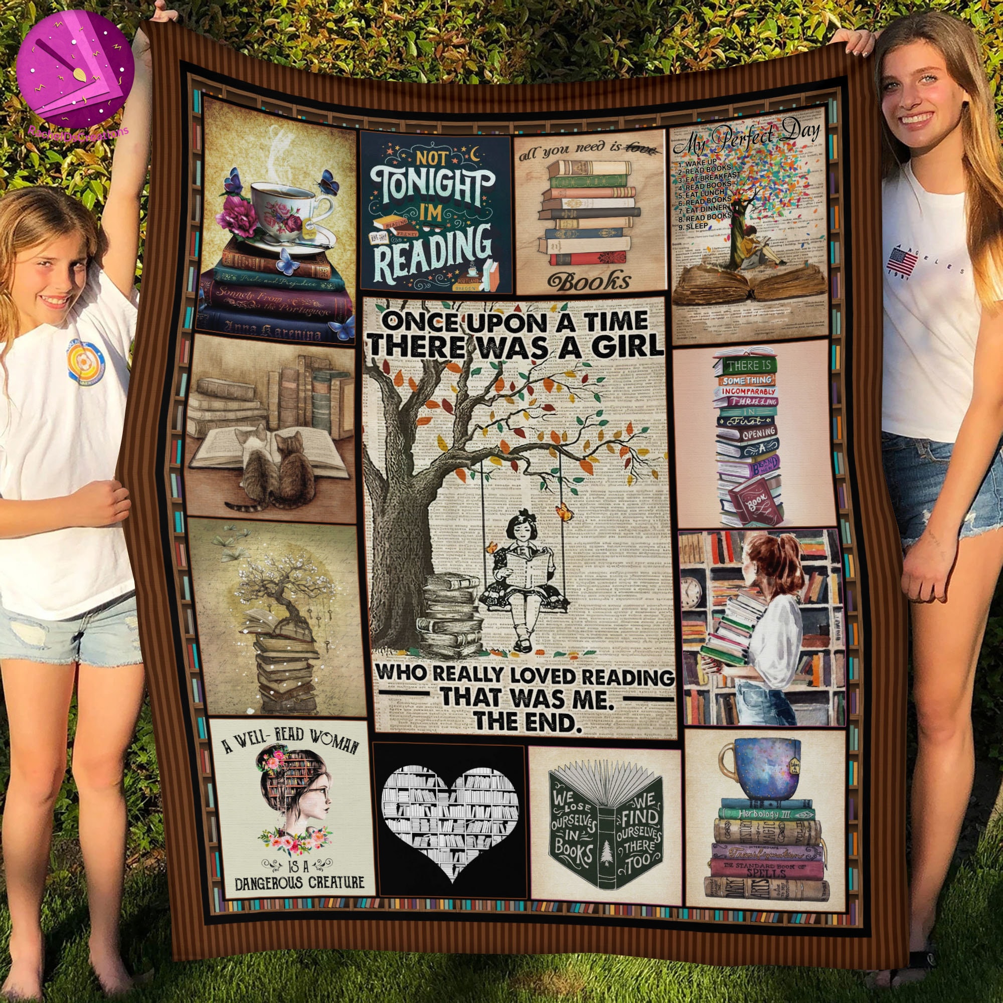 Book Loved Reading Blanket