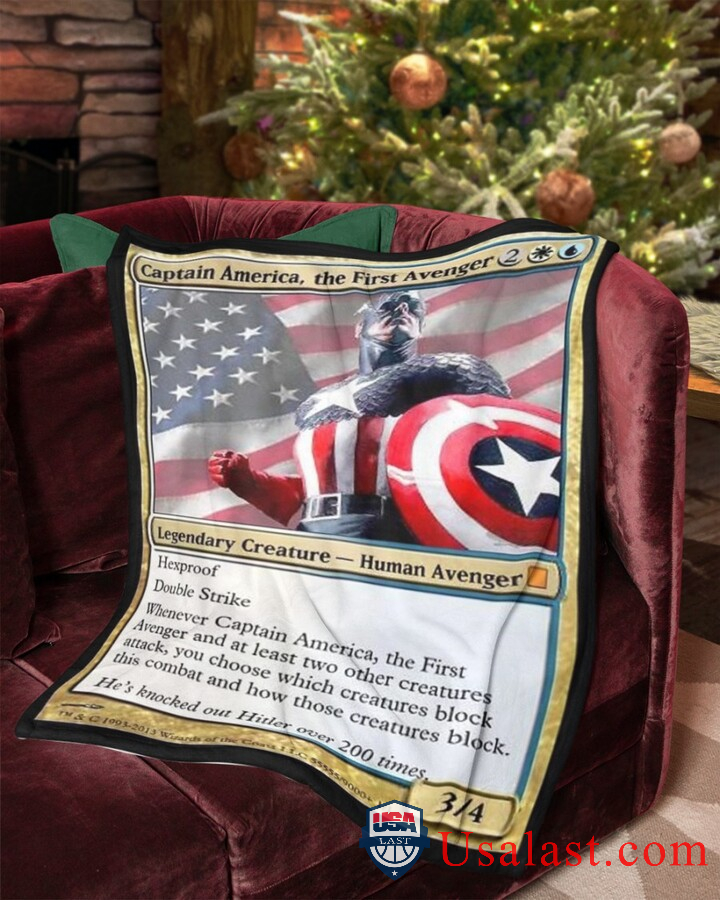 Captain America The First Avengers Fleece Blanket