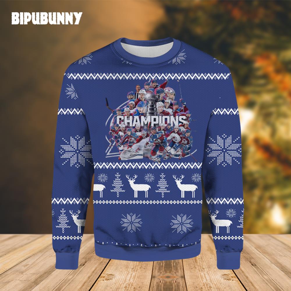 Champions Colorade Avalanche Ugly Sweater