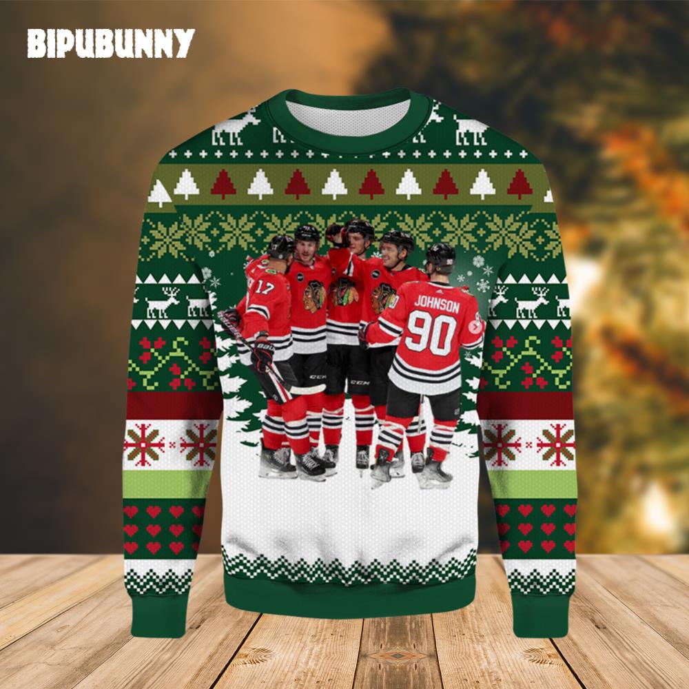 Chicago Blackhawks Winning Team Ugly Christmas Sweater