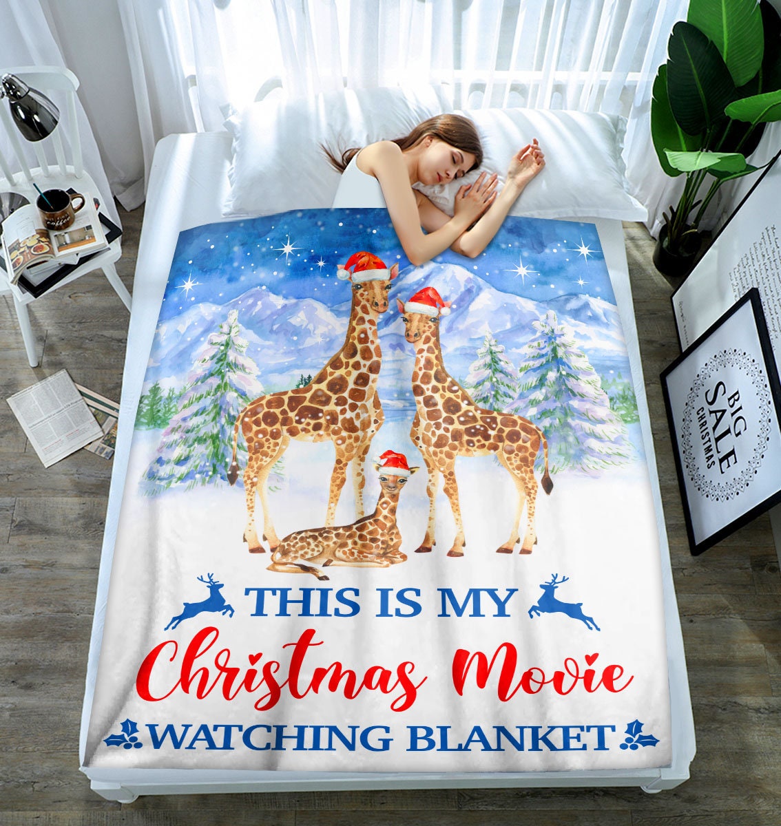 Christmas Movie Watching Blanket 2024