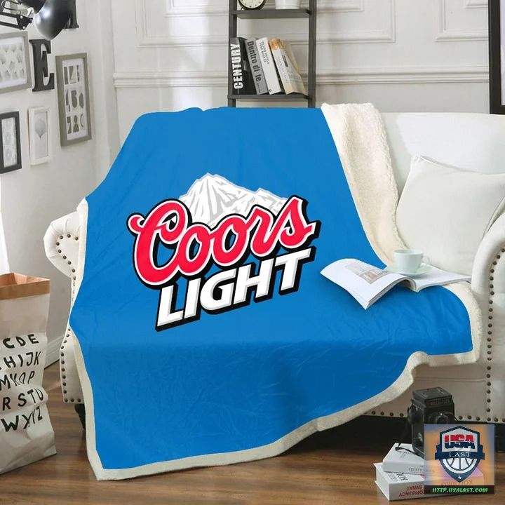 Coors Light Soft Blanket, Woven Blanket