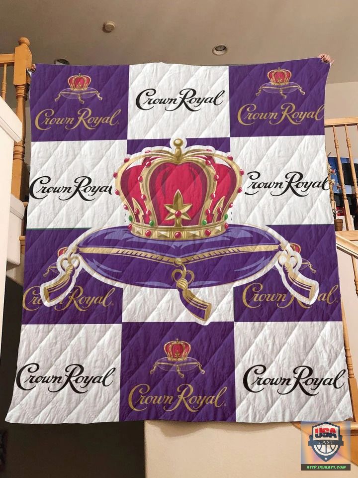 Crown Royal Ugly Quilt Blanket