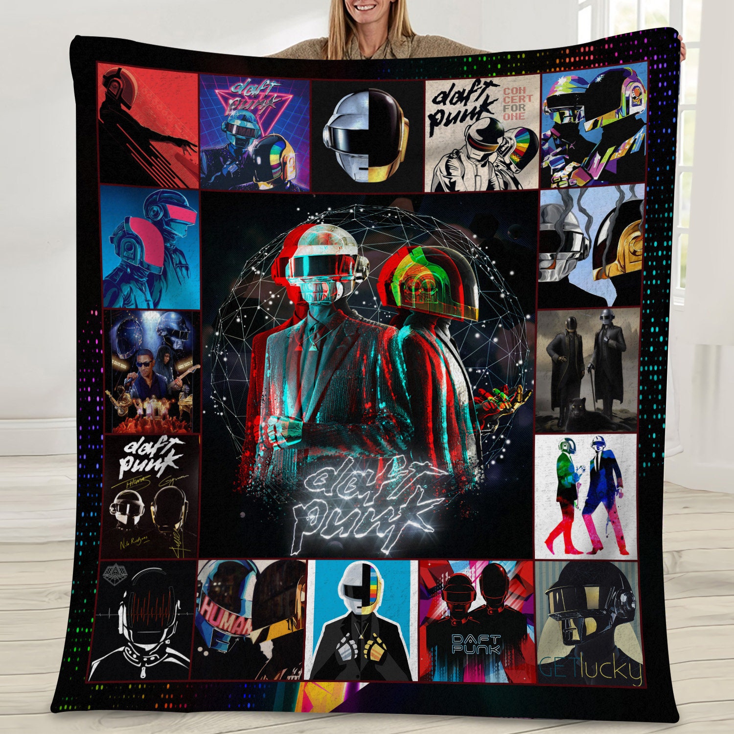 Daft Punk Music Blanket