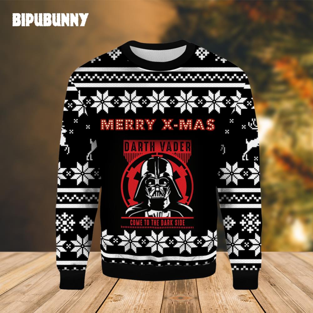 Darth Vader Come To The Dark Side Ugly Christmas Sweater