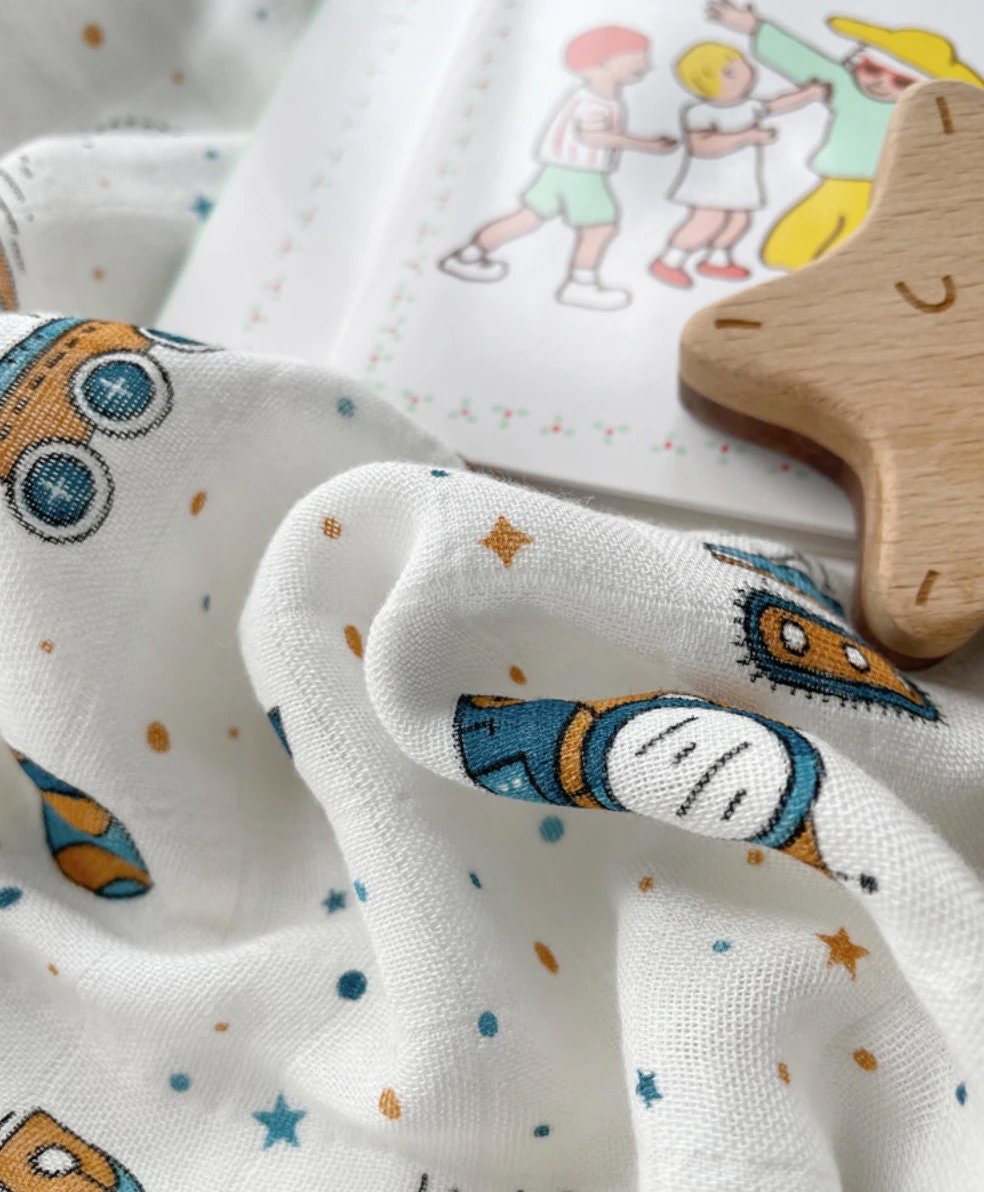 Dual Layer Muslin Swaddle For Autumn Thanksgiving Blanket