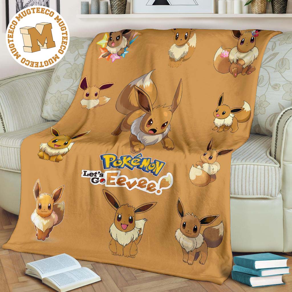 Eevee Fleece Blanket For Fan Gift