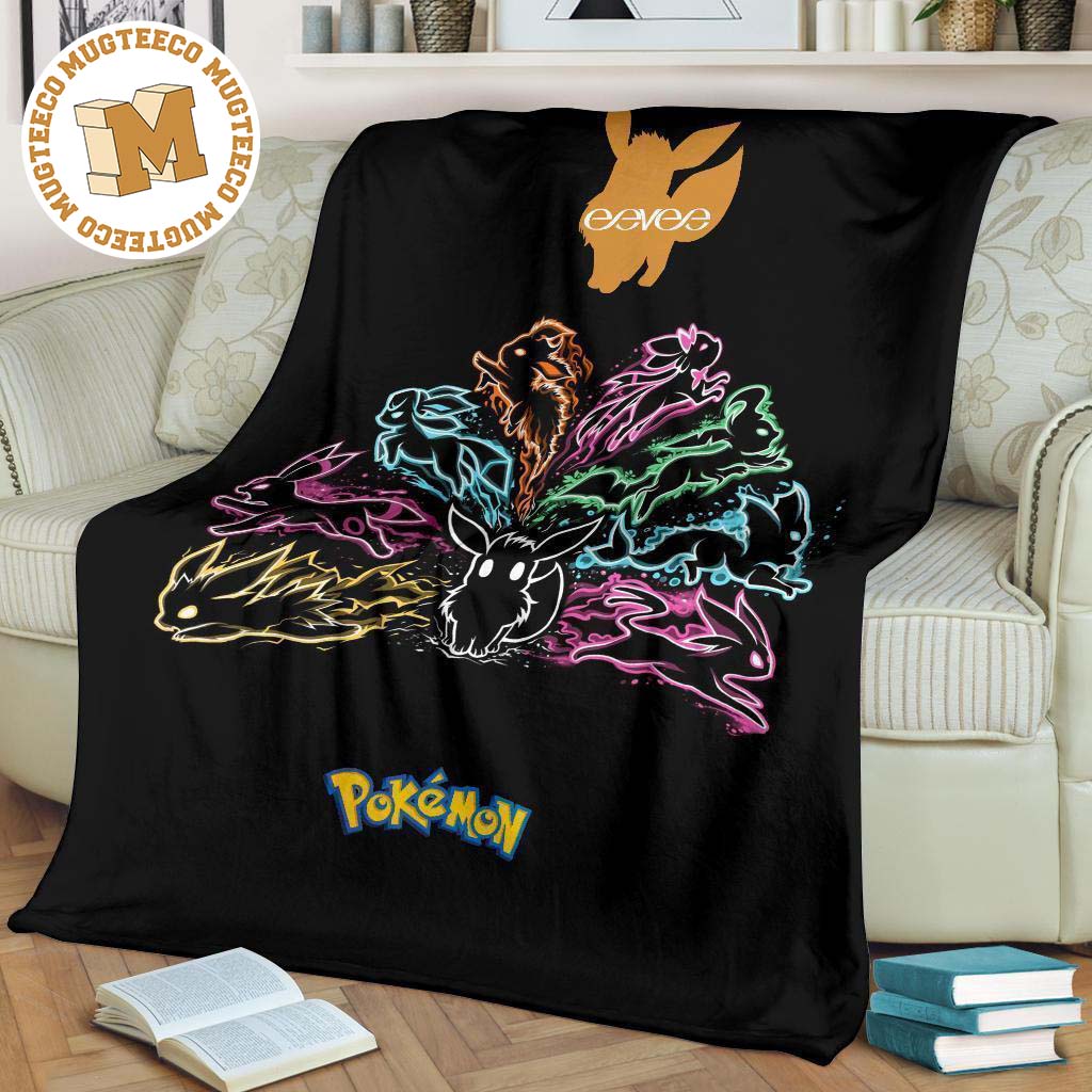 Eevee Fleece Blanket Funny For Fan