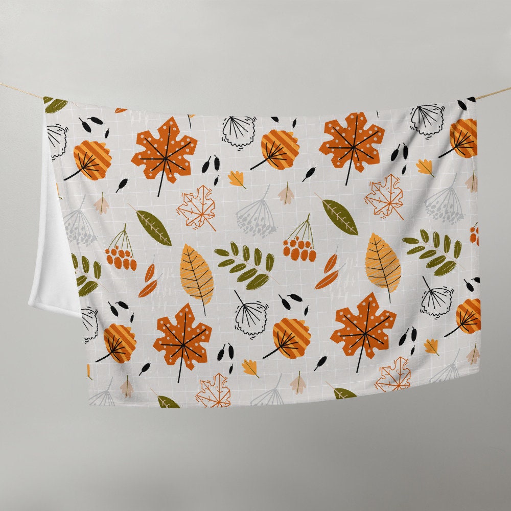 Fall Baby As Thanksgiving Blanket And Autumn