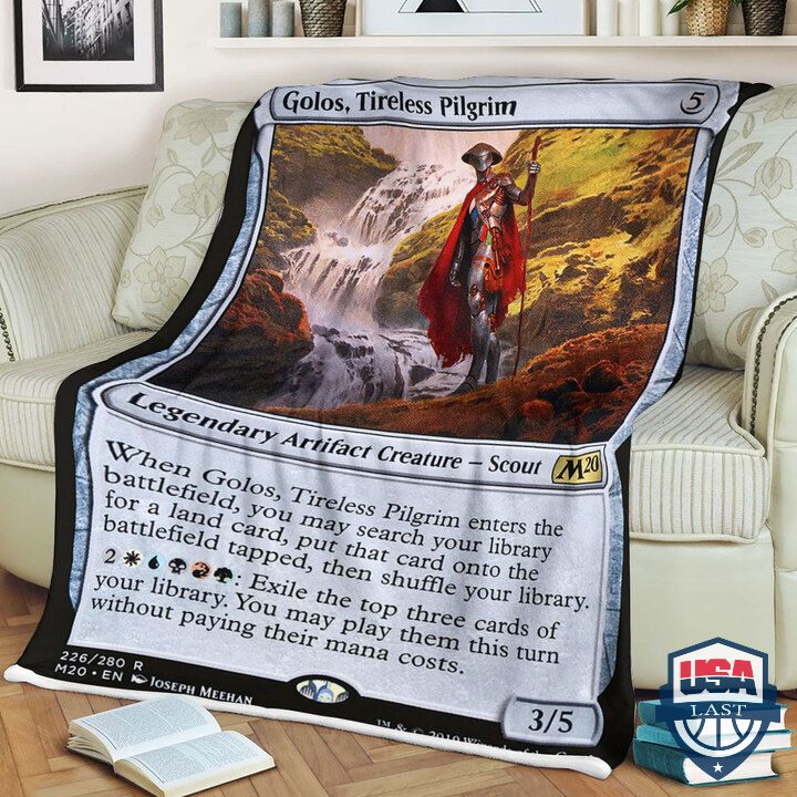 Game Magic The Gathering Golos,Tireless Pilgrim Quilt Blanket