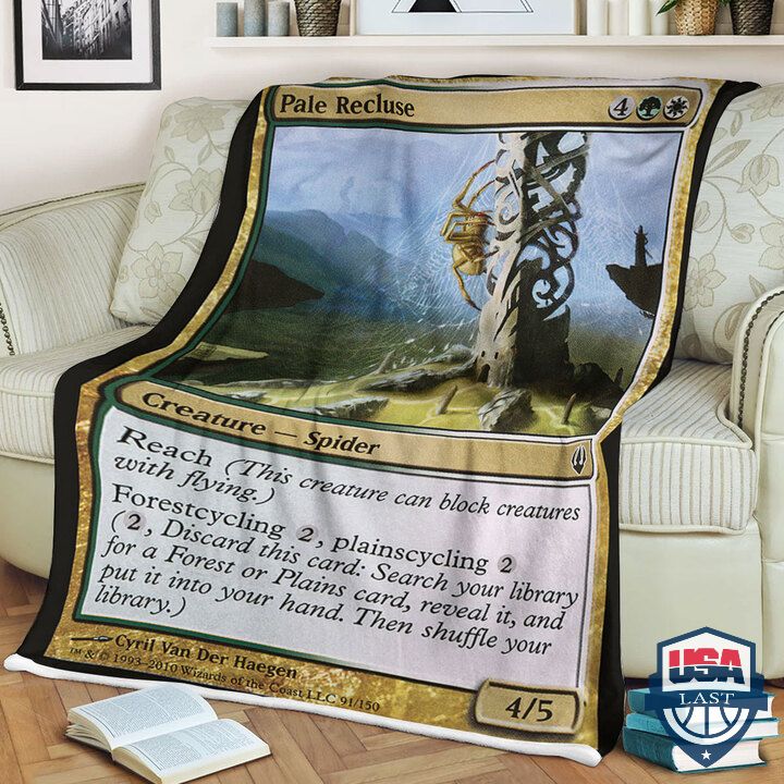 Game Magic The Gathering Pale Recluse Quilt Blanket