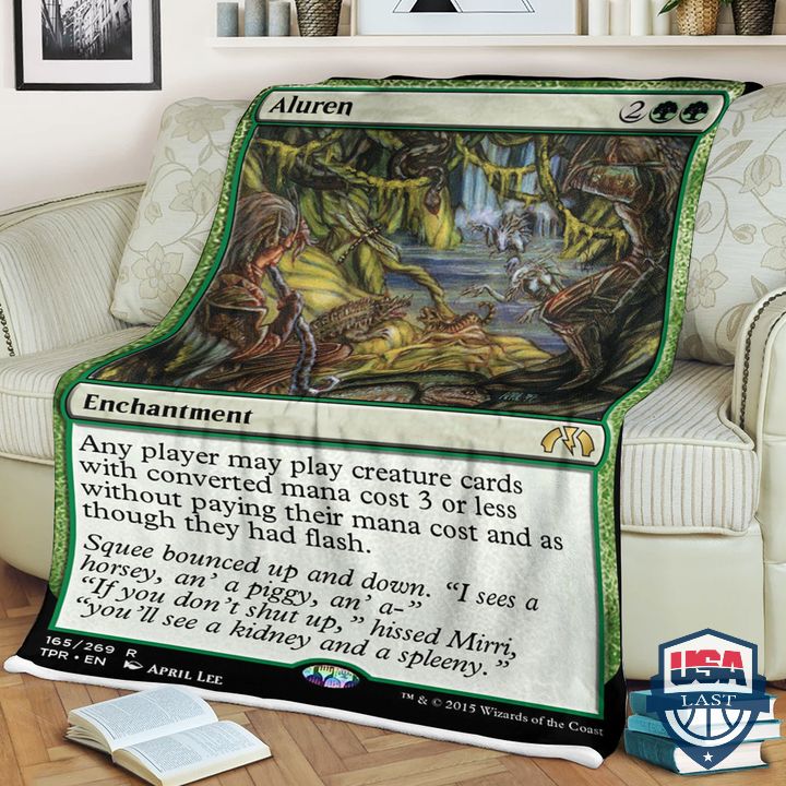 Game MTG Aluren Fleece Blanket