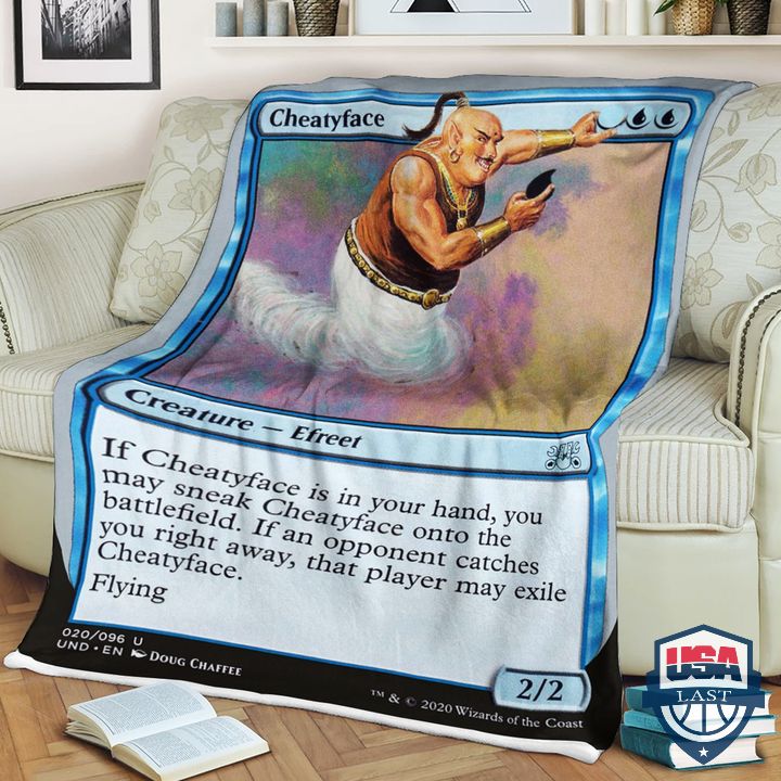 Game MTG Cheatyface Fleece Blanket