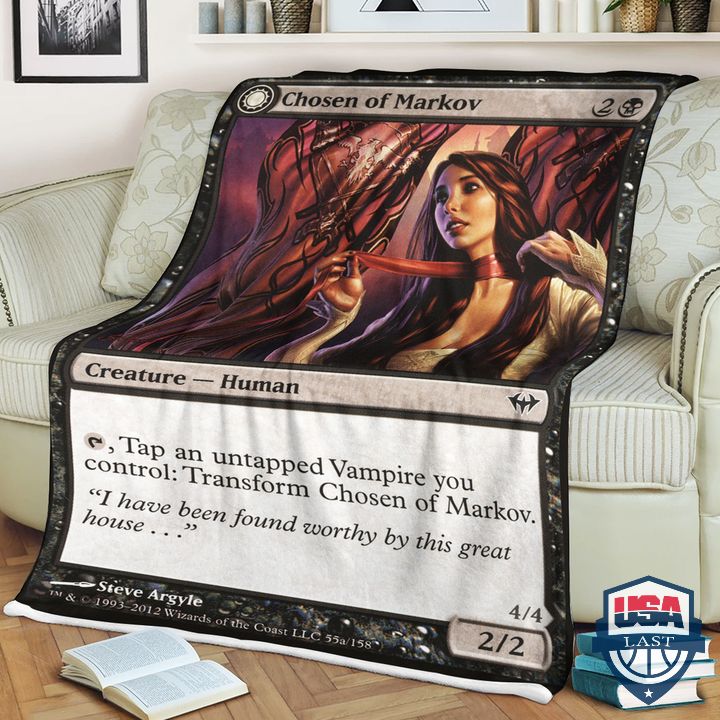 Game MTG Chosen of Markov Fleece Blanket