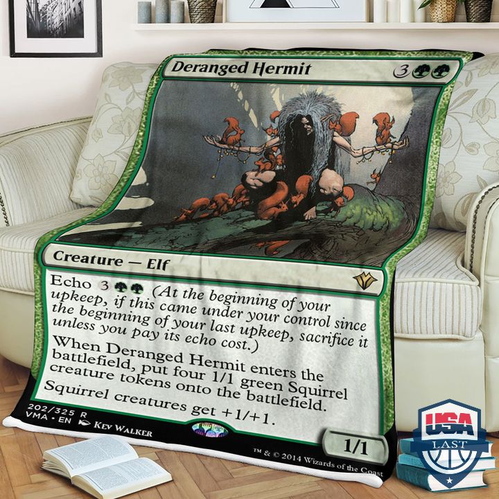 Game MTG Deranged Hermit Fleece Blanket