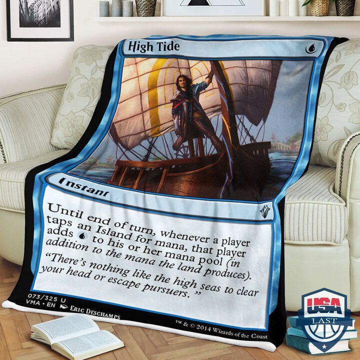 Game MTG High Tide Quilt Blanket