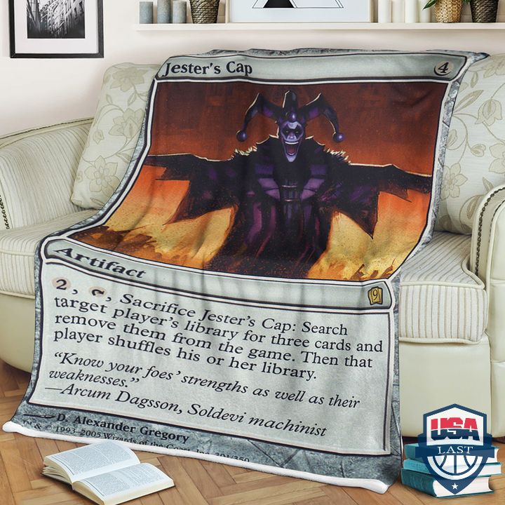 Game MTG Jester’s Cap Fleece Blanket