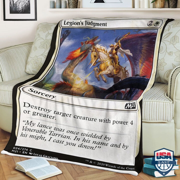 Game MTG M21 24 Legion S Judgment Quilt Blanket