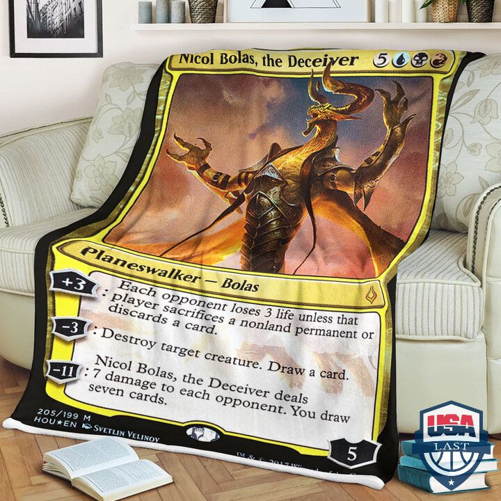 Game MTG Nicol Bolas the Deceiver Quilt Blanket