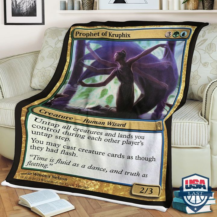 Game MTG Prophet of Kruphix Fleece Blanket