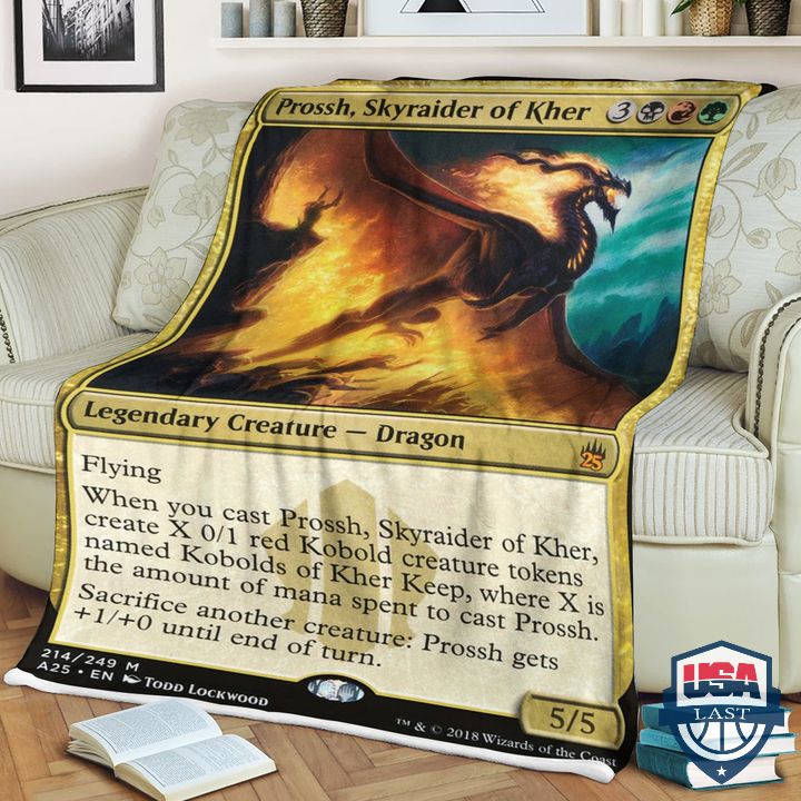 Game MTG Prossh, Skyraider of Kher Fleece Blanket